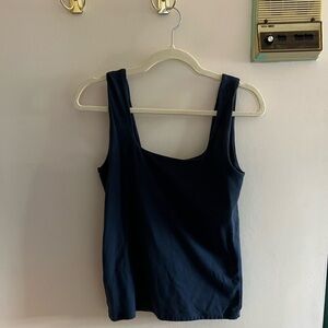Abercrombie & Fitch Tank Top Blue Navy Large